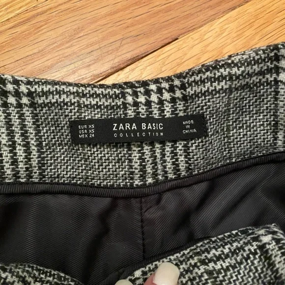 Zara high waisted white and black pants - Picture 2 of 7